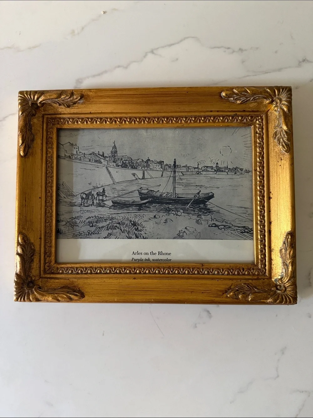 Gold Ornate Decorative Tabletop Picture Frame